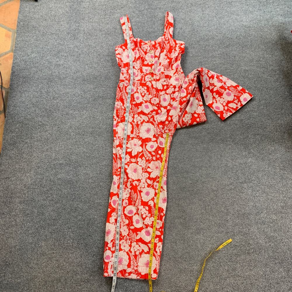 Maeve Jumpsuit Women 8 Multi The Portside Button Front The Colette Pockets - Picture 7 of 13